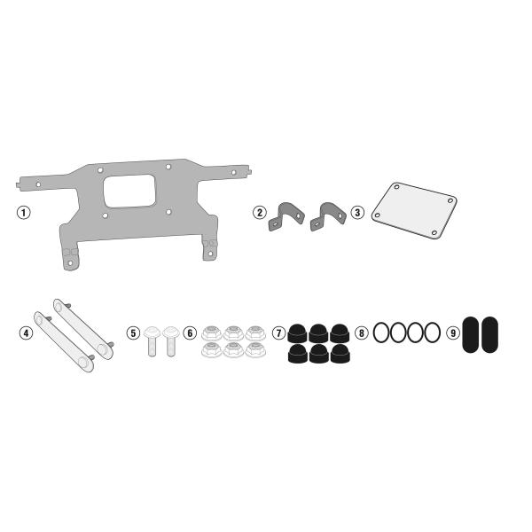 バイク バッグ ツールボックス GIVI ホンダ X-ADV 21-/ ヤマハ テネレ700 他 パ...