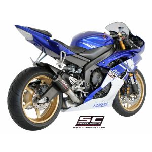 バイク マフラー SCプロジェクト ヤマハ YZF R6 06-14 ＣＲＴタイプサイレンサー スリップオン・システム｜vio0009