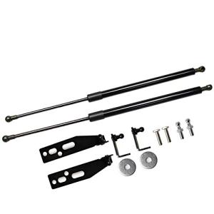 TSUBASA Liftはフィアット500 2007-2022フロントボンネットフード用支柱に対応Modify Carbon Fiber Gas Charged Shock Dampers Spring Bar (2 PCS) (ノーマ