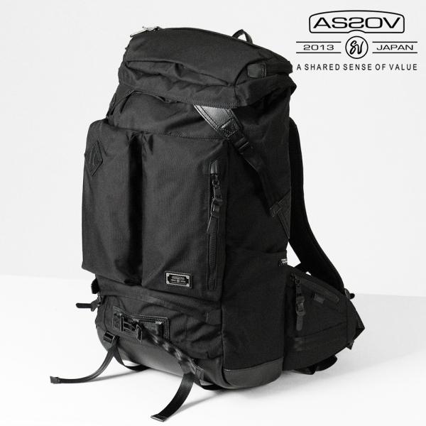 アッソブ AS2OV バックパック EXCLUSIVE BALLISTIC NYLON 2ポケット ...