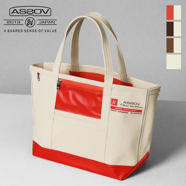 アッソブ AS2OV トートバッグ ALBERTON SSサイズ アルバートン キャンバス 手提げ ...