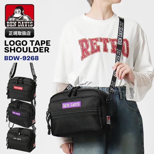 ベンデイビス BEN DAVIS ショルダーバッグ LOGO TAPE SHOULDER ロゴ テー...