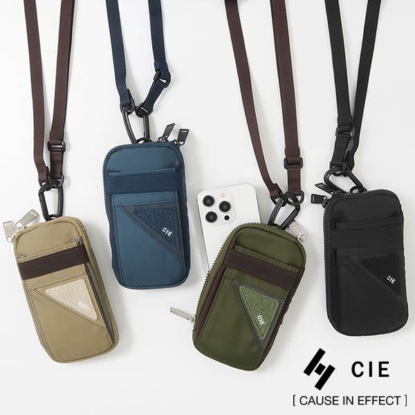 シー CIE ネックポーチ FLOW NECK PORCH フロウ スマホポーチ スマホショルダー ...
