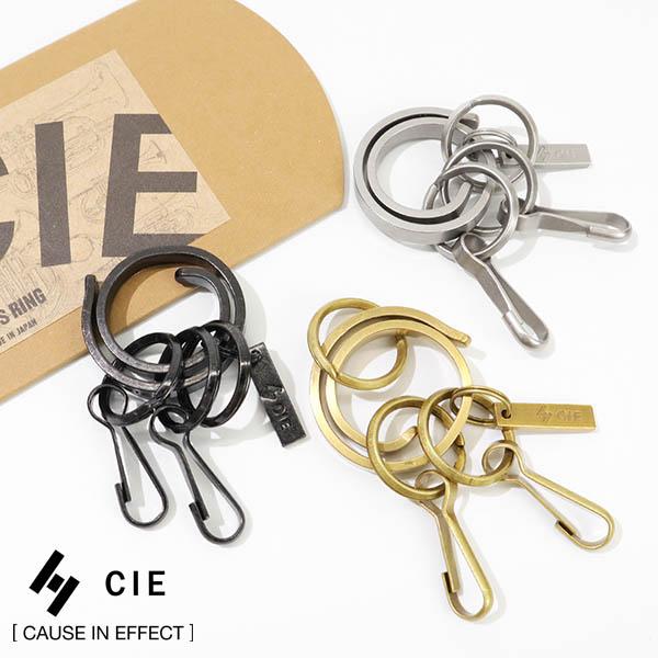 シー CIE キーホルダー BRASS KEY FOB CIRCLE TYPE ブラス キーフォブ ...