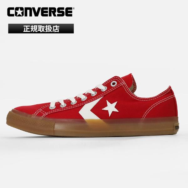 コンバース CONVERSE スニーカー メンズ CRT CL OX レッド 靴 2026SS ガム...