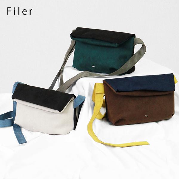 フィレール Filer ショルダーバッグ RAW KUCHIORE SHOULDER リバーシブル ...