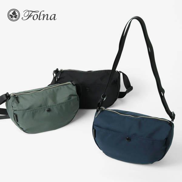 フォルナ Folna ショルダーバッグ ブリザテック ナイロン ハーフムーン ミニバッグ 日本製 2...