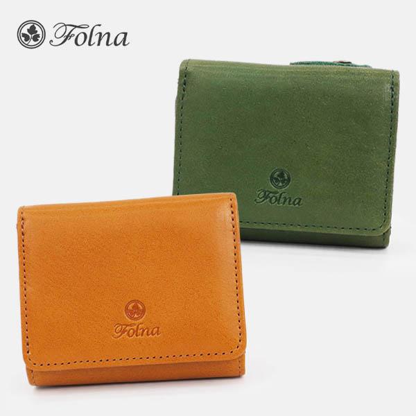 フォルナ Folna 三つ折り財布 ヌメオイルシュリンク コンパクト ミニ財布 日本製 299380...