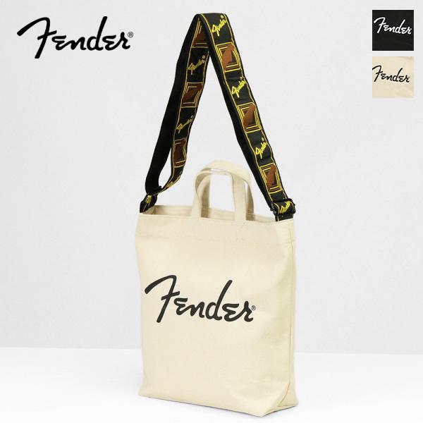 フェンダー Fender ショルダーバッグ モノグラムストラップ 2way トートバッグ 帆布 各色...