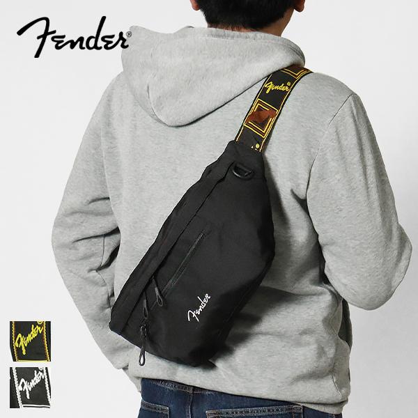 フェンダー Fender ボディバッグ モノグラムストラップ ウエストバッグ コーデュラ 950-6...