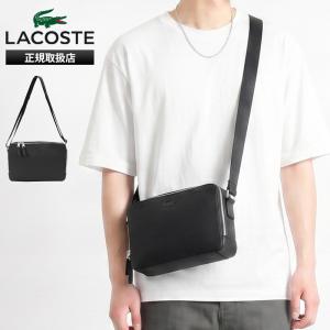 ラコステ LACOSTE ショルダーバッグ CHANTACO スクエア レザー 斜め掛け 軽量 ロゴ 2026年秋冬 新作 NH3270CE | ブランド [正規取扱店]【ポイント10倍】