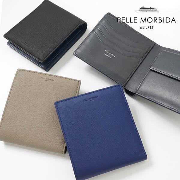 ペッレモルビダ PELLE MORBIDA 二つ折り財布 バルカ コンパクトウォレット 日本製 PM...