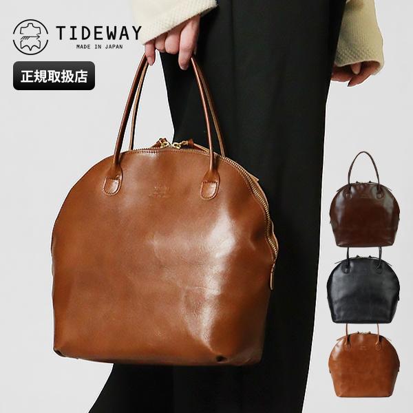 タイドウェイ TIDEWAY トートバッグ LIGHT LEATHER BOSTON レディース 日...