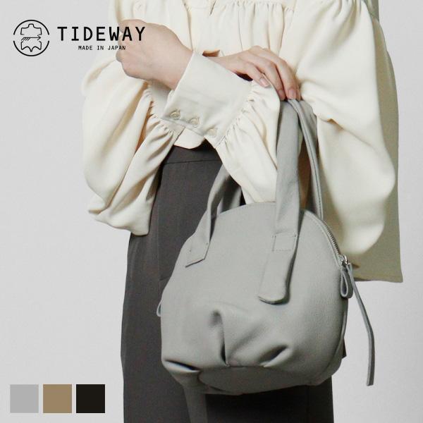 タイドウェイ TIDEWAY トートバッグ PUF LOOSE BOSTON レディース 牛革 日本...