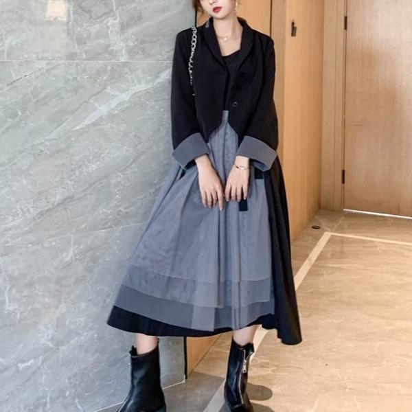 レディース 大き目サイズ ビッグサイズ ラージサイズ 新作 スーツジャケット 上下セット セット価格...