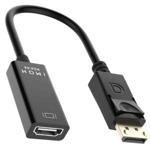 Displayport HDMI変換アダプタ ディスプレイアダプタ 表示ポートhdmi変換 hdmi dp変換ケーブル DP回転HDMI中継｜violette-shop