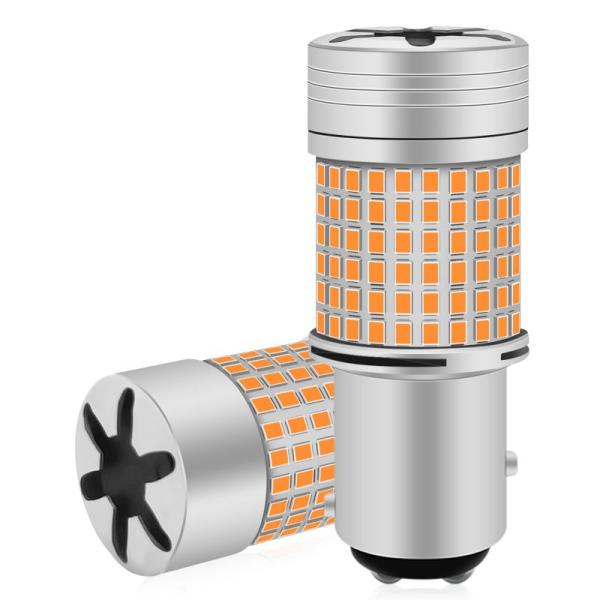 Fenikso S25 LED ダブル ウインカー アンバー コーナリングランプ 144連 180°...