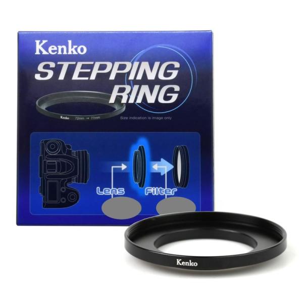 逆輸入モデル Kenko レンズフィルター径変換アダプター STEPPING RING ステップアッ...