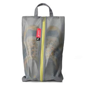 pack all シューズケース 撥水加工 シューズバッグ 軽量 防塵防汚防臭 半透明 シューズ袋 上履き入れ 靴入れ 持ち運び便利 男女兼用 色とサイズ選び