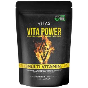 VITAS（バイタス） VITA POWER ビタパワー マカ 亜鉛 マルチビタミン 120粒 30日分