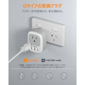 TESSAN オーストラリア 変換プラグ o型...の詳細画像5