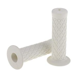 HANSWD 22mm バイク ゴム製 ハンドル グリップ 左右 2本 セット 耐腐食 耐低温