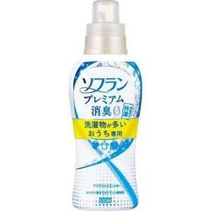 ライオン ソフラン プレミアム消臭 洗濯物が多いおうち専用 柔軟剤 アクアジャスミン 本体 540ml 柔軟剤 ビコル 通販 Yahoo ショッピング
