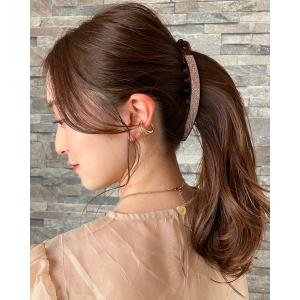 バナナクリップ 大 大きめ ヘアクリップ シン...の詳細画像2