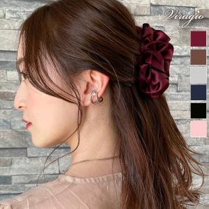 バンスクリップ 花 フラワー ヘアクリップ シンプル