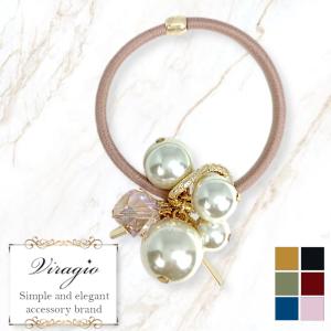 ヘアゴム おしゃれ 大人 ヘアアクセサリー 大人向け ヘアアクセ 髪 ゴム ヘアポニー 髪留め 髪飾り 上品 人気 ブランド まとめ髪 シンプル vi-1758｜Viragio