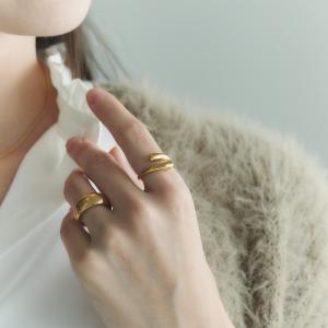 リング 指輪 金属アレルギー対応 18K コー...の詳細画像2