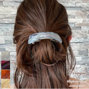バレッタ 髪留め 髪飾り シンプル カジュアル ヘアアクセサリー ヘア 結婚式 ブランド vi-2055
