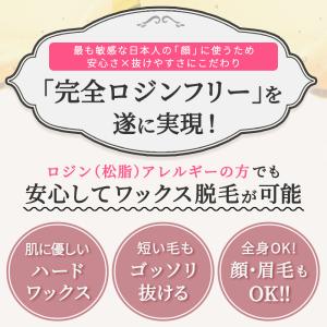 ワックス脱毛 顔 眉毛 アイブロー フェイシャ...の詳細画像3