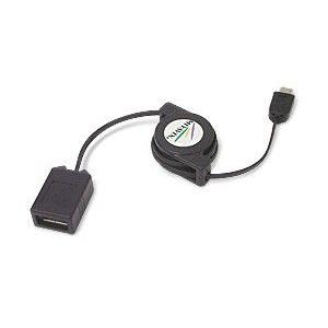 リトラクタブル Micro-USBホストケーブル(Bコネクタ) : ビザビ Yahoo