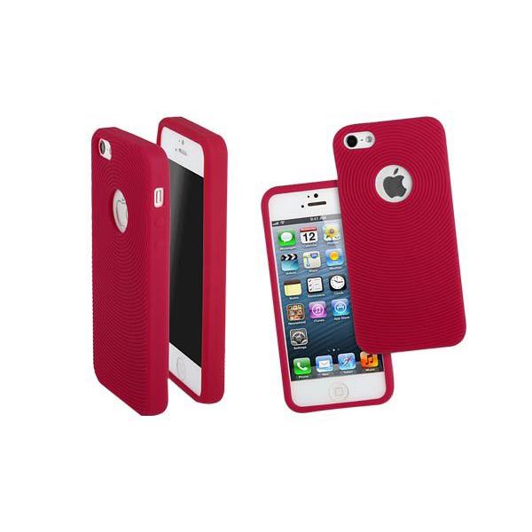 スマホケース シリコンケース for iPhone SE / 5s / 5(サークル パターン)