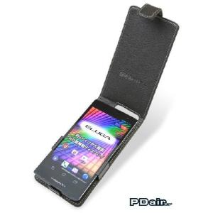 スマホケース PDAIR レザーケース for ELUGA power P-07D 縦開きタイプ アウトレット品｜visavis