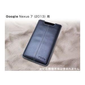 PDAIR レザーケース for Nexus 7 (2013) バーティカルポーチタイプ