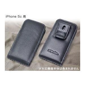 スマホケース PDAIR レザーケース for iPhone 5c ベルトクリップ付バーティカルポー...