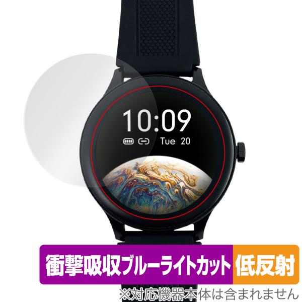 SMART R B-05 スマートウォッチ 保護 フィルム OverLay Absorber 低反射...
