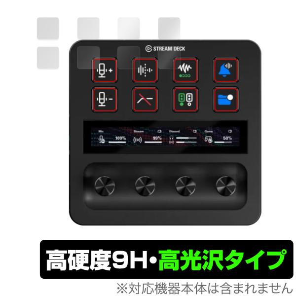 Elgato STREAM DECK + LCDキートップ部 保護 フィルム OverLay 9H ...