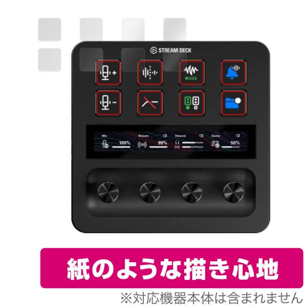 Elgato STREAM DECK + LCDキートップ部 保護 フィルム OverLay Pap...
