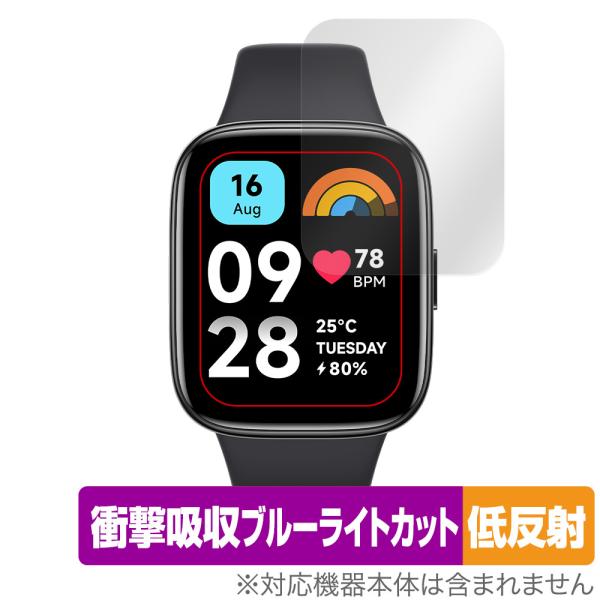 Redmi Watch 3 Active 保護 フィルム OverLay Absorber 低反射 ...