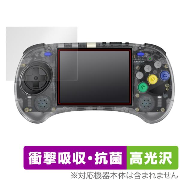 ANBERNIC RG ARC-S 保護 フィルム OverLay Absorber 高光沢 ANB...