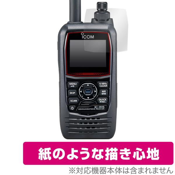 ICOM 携帯型広帯域ハンディレシーバー IC-R15 保護 フィルム OverLay Paper ...
