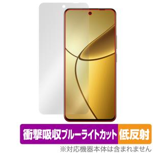 realme 12＋ 5G 保護 フィルム OverLay Absorber 低反射 for リアルミー スマホ 衝撃吸収 反射防止 ブルーライトカット 抗菌｜visavis