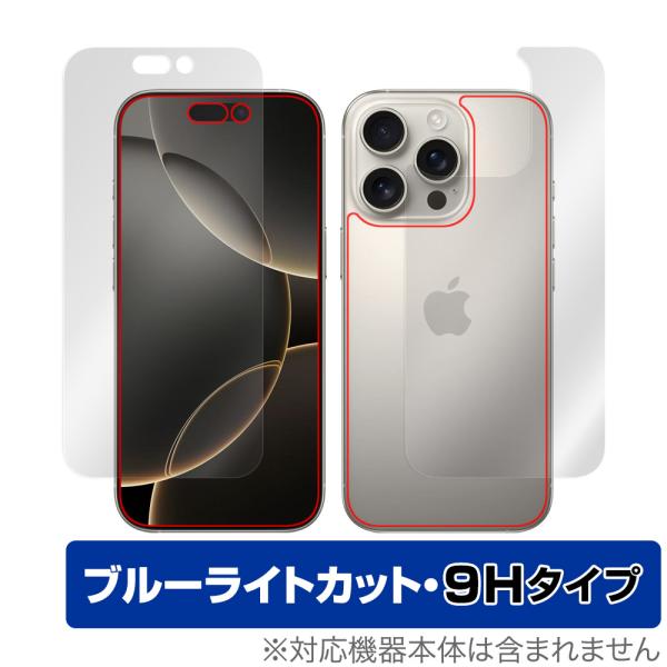 iPhone 16 Pro 表面 背面 フィルム OverLay Eye Protector 9H ...