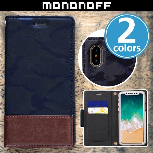 スマホケース iPhone X 用 mononoff Military Diary Case for...