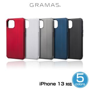 iPhone 13 シェル型ケース GRAMAS COLORS Rib-Slide Hybrid Shell Case for アイフォン 13 グラマス 耐衝撃 スライド式カードポケット TPU ポリカーボネート