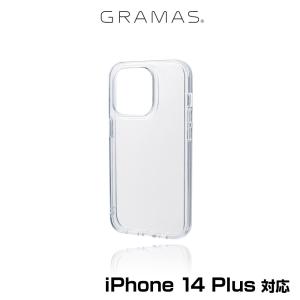 iPhone14 Plus 背面カバー シェル型ケース GRAMAS COLORS Glassty ガラスハイブリッドケース for iPhone 14 Plus ワイヤレス充電対応｜visavis