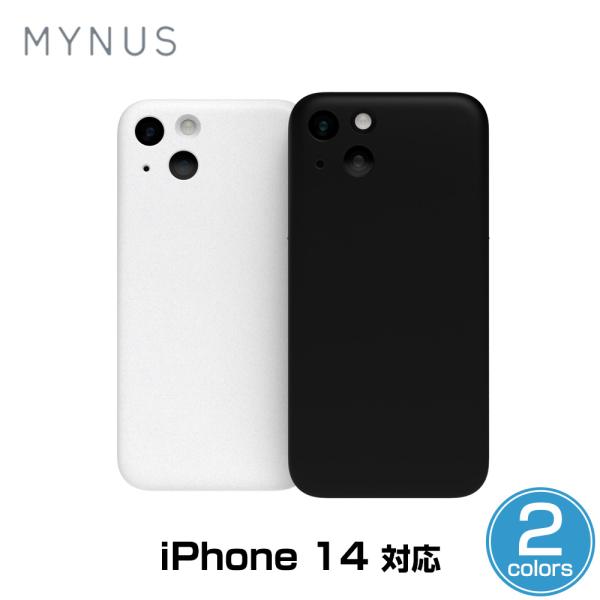 iPhone14 薄型軽量シンプルデザインケース MYNUS iPhone 14 CASE マイナス...